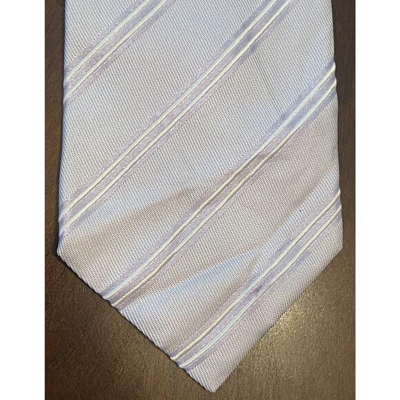 Comoseta Purple 100% Silk Men’s Neck Tie Made in China - Picture 1 of 9